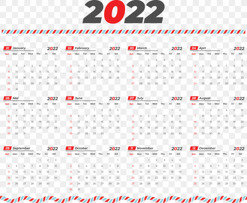 2022 Printable Yearly Calendar 2022 Calendar, PNG, 3000x2459px, Line, Calendar System, Geometry, Mathematics, Meter Download Free