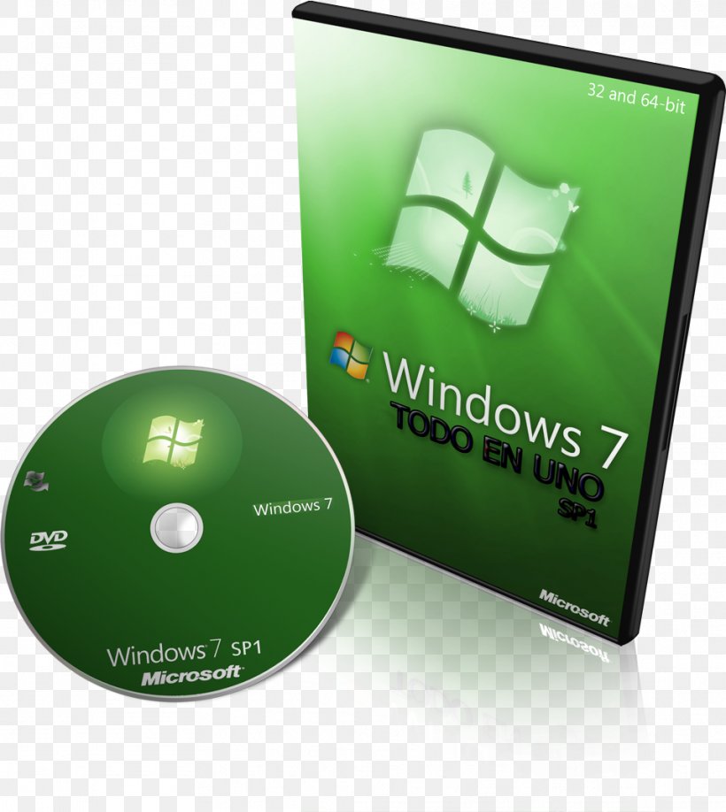 Windows 7 X86-64 64-bit Computing Service Pack, PNG, 959x1074px, 64bit Computing, Windows 7, Brand, Compact Disc, Computer Software Download Free