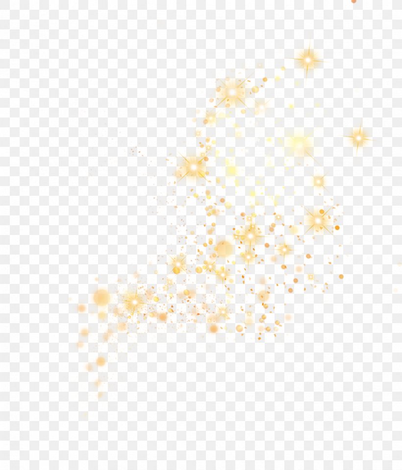 Yellow Star Light Halo Effect Element, PNG, 1124x1316px, Textile, Material, Pattern, Point, Square Inc Download Free