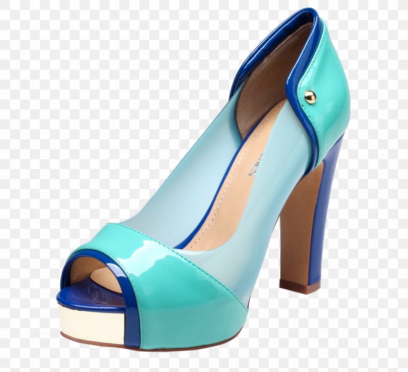 Blue Shoe High-heeled Footwear Designer, PNG, 1300x1186px, Blue, Absatz, Aqua, Azure, Basic Pump Download Free