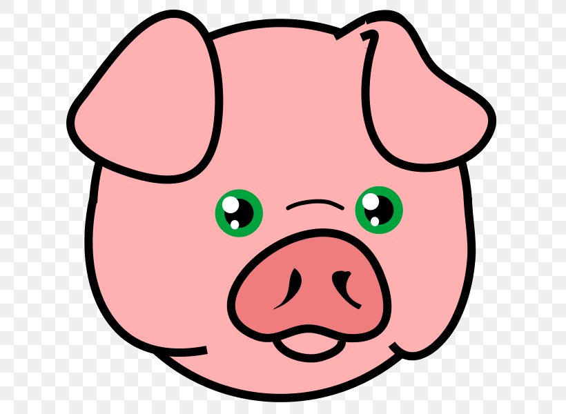 Domestic Pig Face Drawing Clip Art, PNG, 643x600px, Domestic Pig, Area, Blog, Cartoon, Cheek Download Free