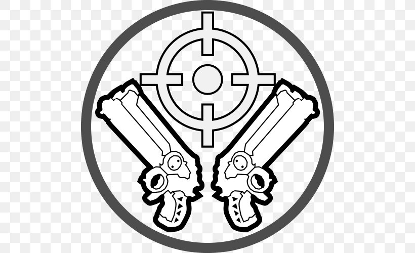 LawBreakers Gunfighter Juggernaut Clip Art Organization, PNG, 500x500px, Lawbreakers, Black And White, Character, Combat Medic, Decal Download Free