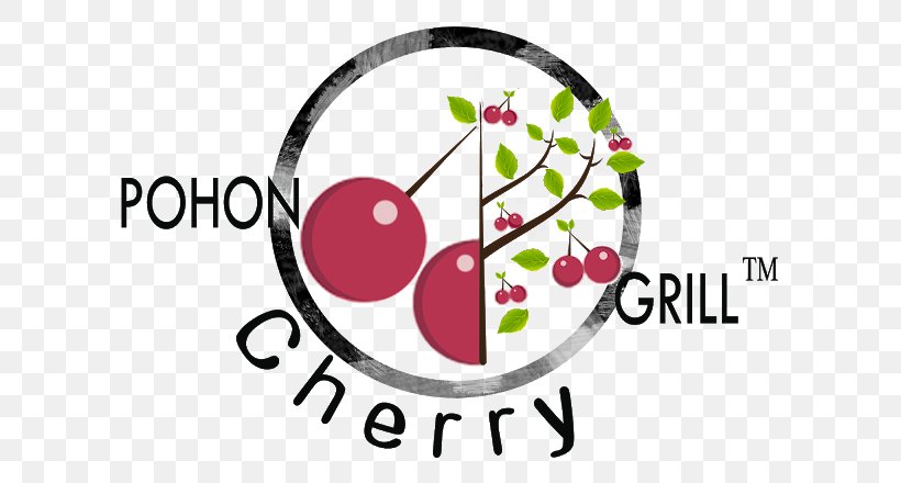 Pohon Cherry Grill Brand Logo Pork Pie, PNG, 640x440px, Brand, Area, Business, Communication, Dumpling Download Free