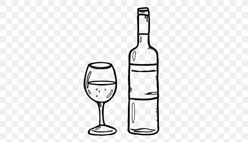 Wine Drawing Bottle Drink Food, PNG, 600x470px, Wine, Alcoholic Drink, Barware, Beer Bottle, Black And White Download Free