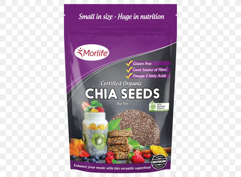 Chia Seed Organic Food Natural Foods, PNG, 600x600px, Chia Seed, Chia, Common Sage, Flavor, Food Download Free