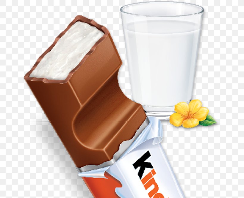 Milk Kinder Chocolate Kinder Bueno Kinder Surprise Ferrero Rocher, PNG, 670x665px, Milk, Chocolate, Cocoa Solids, Dairy Product, Dairy Products Download Free
