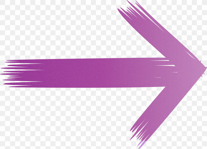 Brush Arrow, PNG, 3000x2165px, Brush Arrow, Material Property, Purple, Violet Download Free