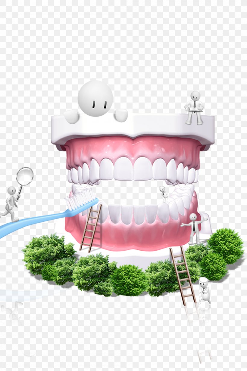 Dentistry Tooth Gums Dental Public Health Icon, PNG, 1000x1500px, Watercolor, Cartoon, Flower, Frame, Heart Download Free