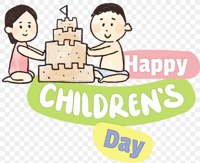 Human Logo Cartoon Behavior Conversation, PNG, 3000x2448px, Childrens Day, Behavior, Cartoon, Conversation, Happiness Download Free