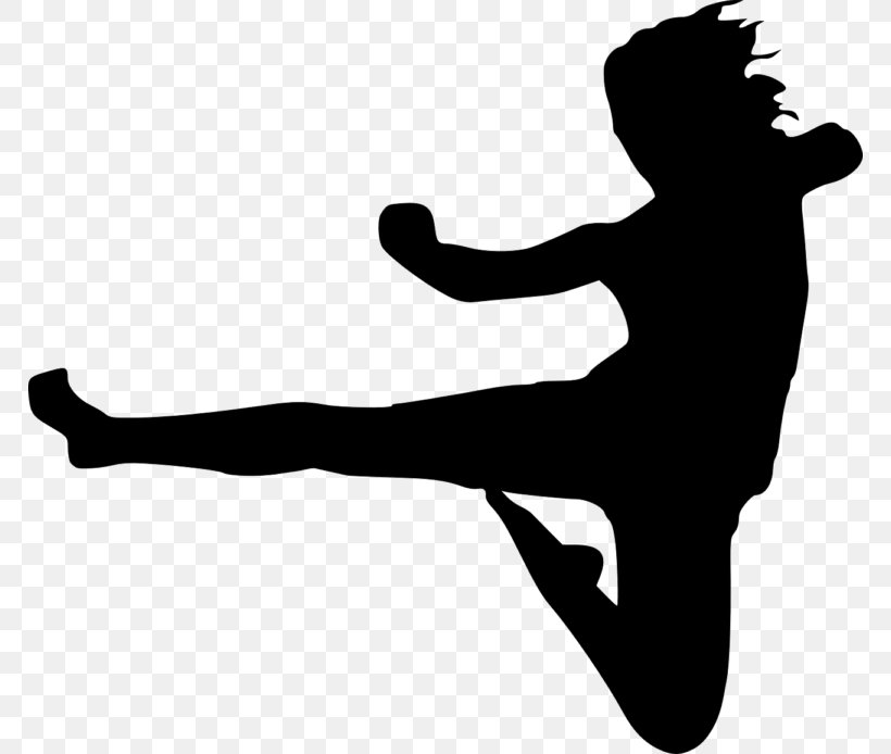 Kickboxing Karate Martial Arts Clip Art, PNG, 768x694px, Kick, Arm, Black And White, Boxing, Finger Download Free