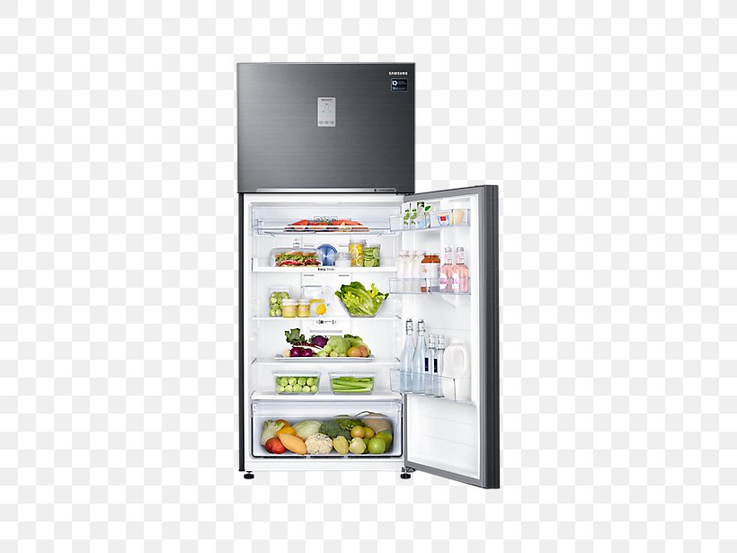 Refrigerator Freezers Auto-defrost Samsung Door, PNG, 802x615px, Refrigerator, Autodefrost, Door, Food, Freezers Download Free