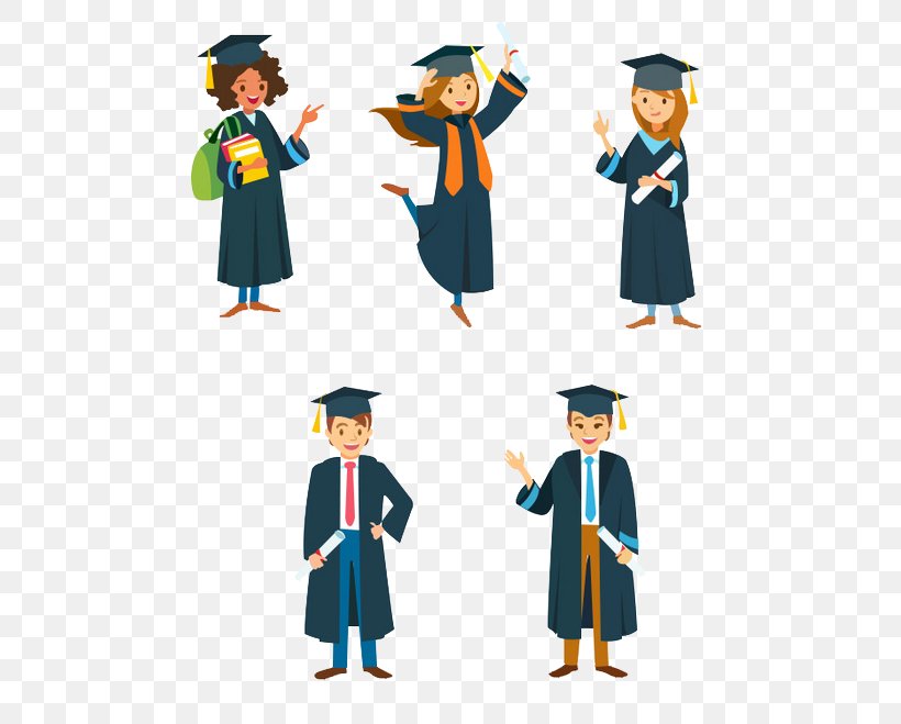 Student Graduation Ceremony University Cartoon, PNG, 564x659px, Graduation Ceremony, Academic Dress, Academician, Cartoon, Clothing Download Free
