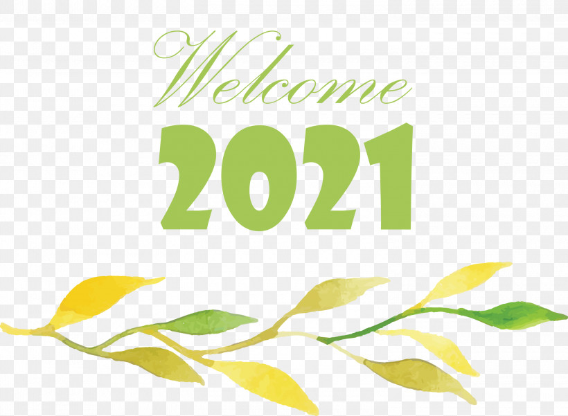 Happy New Year 2021 Welcome 2021 Hello 2021, PNG, 3000x2201px, Happy New Year 2021, Happy New Year, Hello 2021, Leaf, Line Download Free