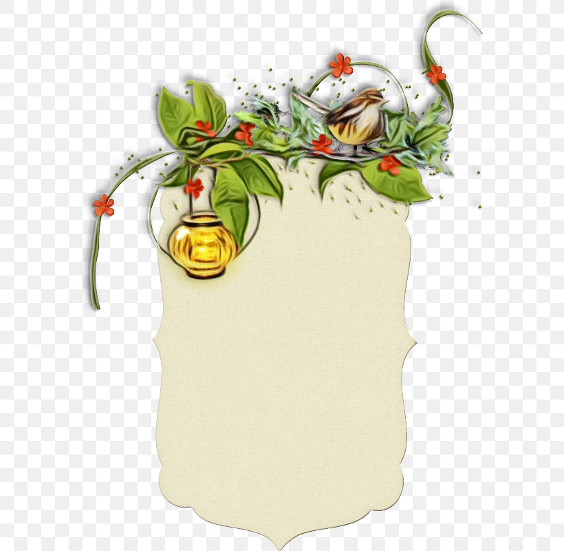 Holly, PNG, 589x800px, Watercolor, Flower, Fruit, Holly, Paint Download Free