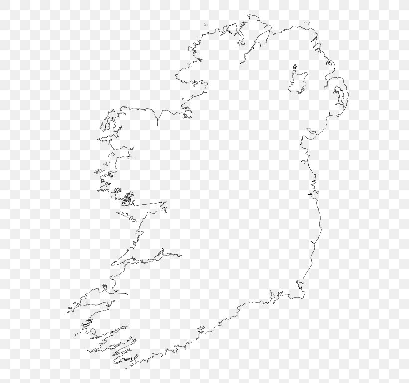 Outline Of The Republic Of Ireland The Outline Of History Map, PNG, 618x768px, Ireland, Area, Black, Black And White, Blank Map Download Free