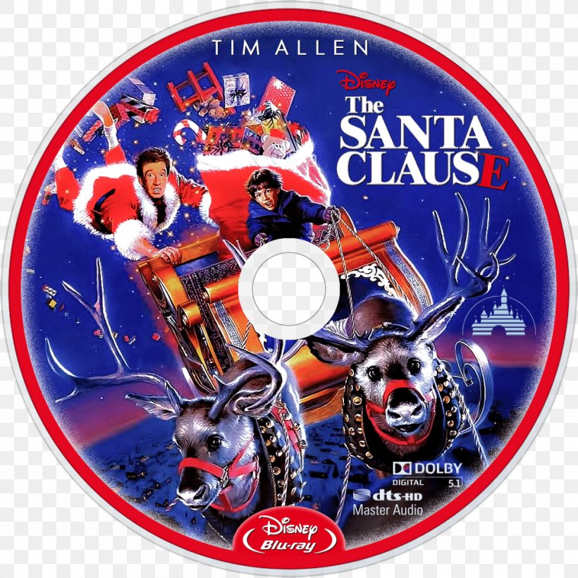 The Santa Clause Film Poster, PNG, 1000x1000px, Santa Claus, Compact Disc, Dvd, Film, Film Memorabilia Download Free