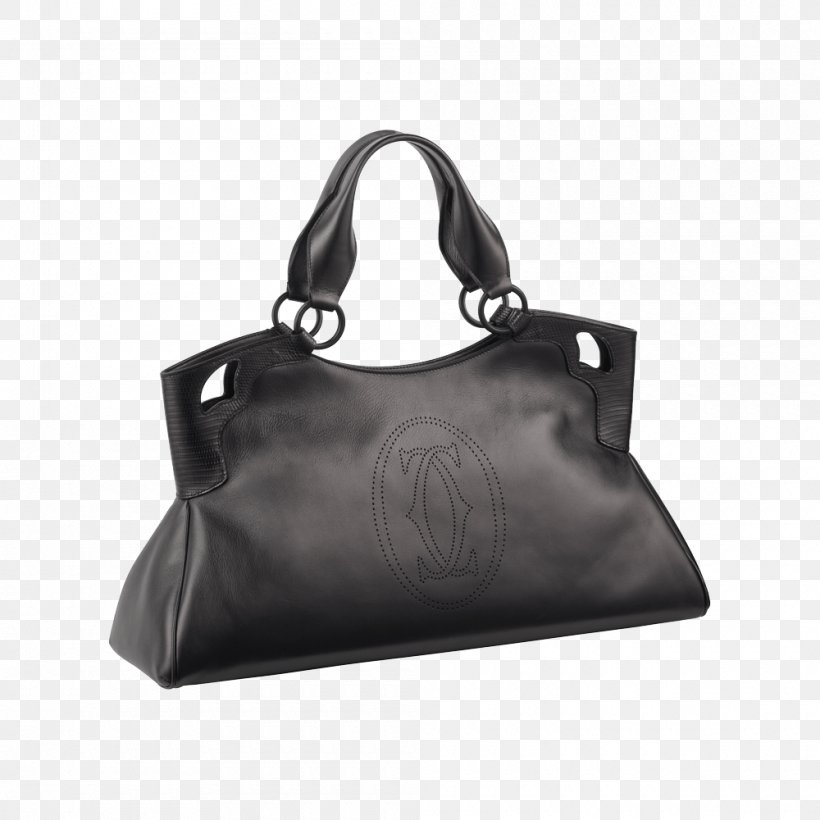Tote Bag Leather Handbag Brand, PNG, 1000x1000px, Bag, Black, Brand, Cartier, Fashion Download Free