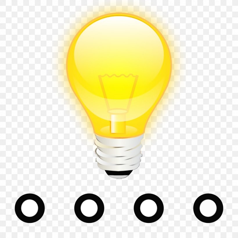 Light Bulb, PNG, 1024x1024px, Watercolor, Automotive Lighting, Compact Fluorescent Lamp, Light Bulb, Lighting Download Free