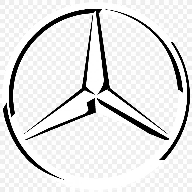 Mercedes-Benz Clip Art, PNG, 2400x2400px, Mercedesbenz, Area, Black, Black And White, Itsourtreecom Download Free
