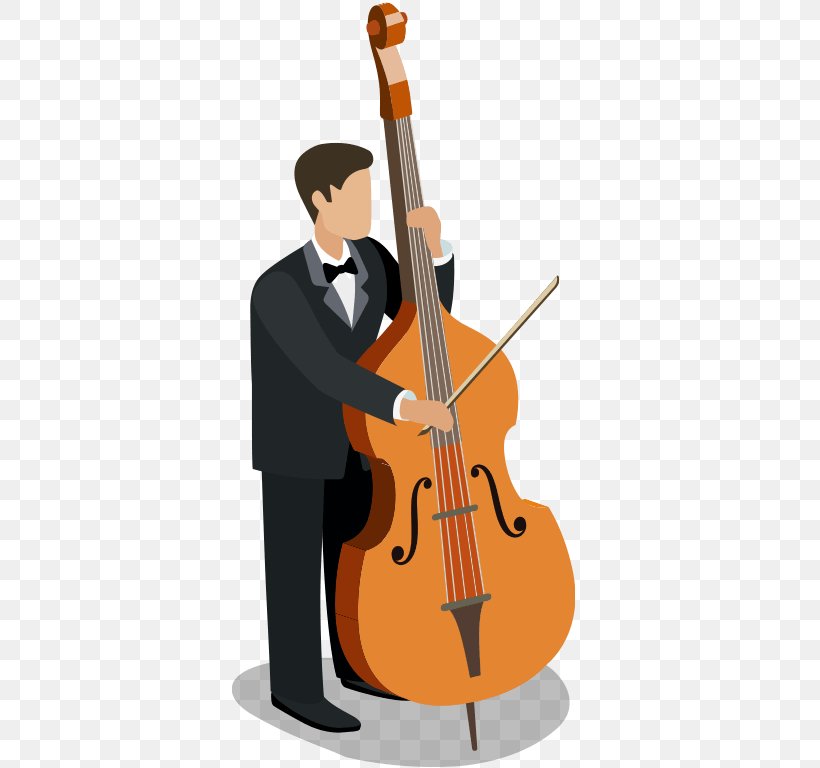 Double Bass Musical Instruments Violin Musician, PNG, 768x768px, Watercolor, Cartoon, Flower, Frame, Heart Download Free