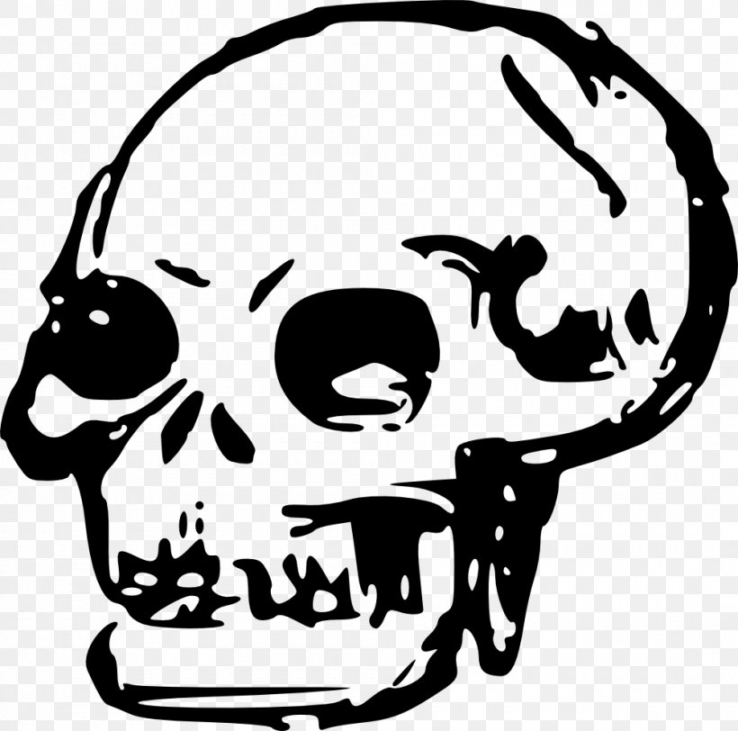 Skull Clip Art, PNG, 1000x991px, Skull, Animation, Artwork, Black And White, Bone Download Free