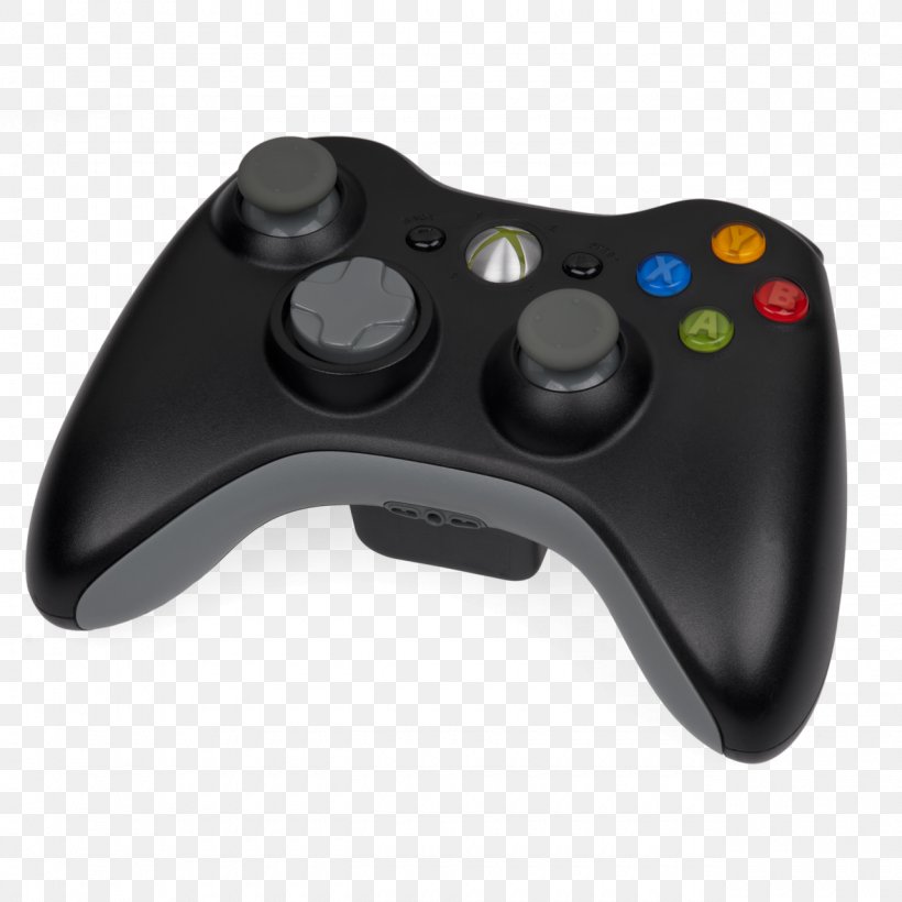 Xbox 360 Controller Black Xbox One Controller Game Controllers, PNG, 1280x1280px, Xbox 360, All Xbox Accessory, Black, Electronic Device, Game Controller Download Free