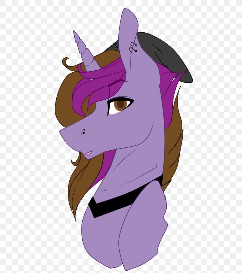 Illustration Horse Clip Art Purple Legendary Creature, PNG, 556x928px, Horse, Art, Cartoon, Fictional Character, Head Download Free