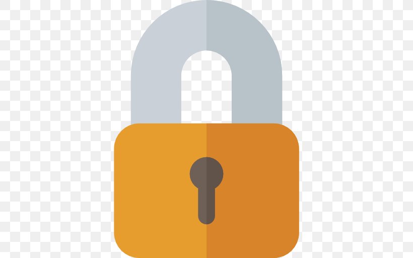 Lock Font, PNG, 512x512px, Lock, Orange, Symbol, Yellow Download Free