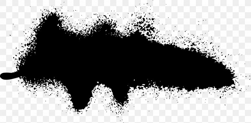 Paper Black And White Photography Aerosol Paint, PNG, 2000x984px, Paper, Aerosol Paint, Black, Black And White, Brush Download Free