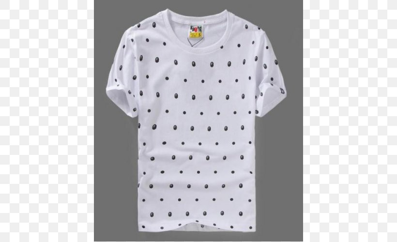 T-shirt Clothing Hoodie A Bathing Ape Crew Neck, PNG, 500x500px, Tshirt, Active Shirt, Bathing Ape, Clothing, Collar Download Free