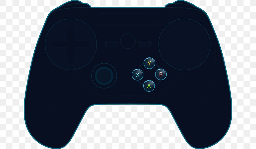 Joystick Steam Controller Game Controllers Computer Mouse Steam Link, PNG, 668x480px, Joystick, All Xbox Accessory, Black, Blue, Computer Download Free