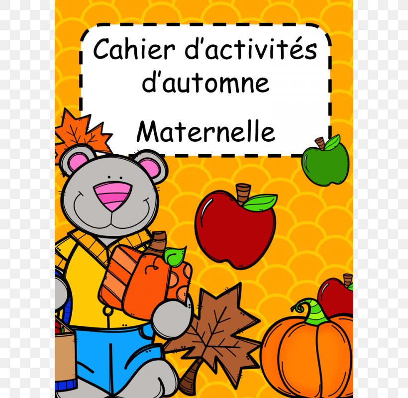 Kindergarten Autumn Notebook Writing Child, PNG, 800x800px, Kindergarten, Area, Art, Autumn, Cartoon Download Free