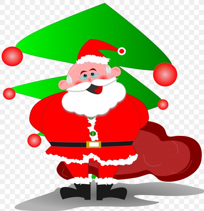 Santa Claus Christmas Clip Art, PNG, 2320x2400px, Santa Claus, Christmas, Christmas Decoration, Christmas Ornament, Christmas Tree Download Free