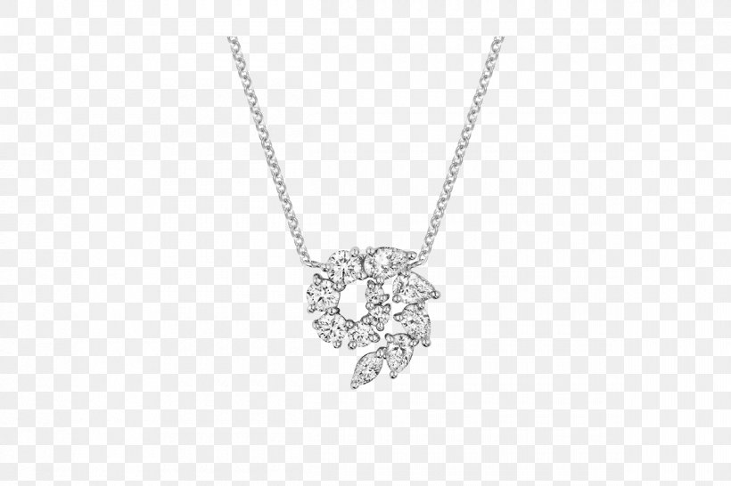 Charms & Pendants Jewellery Diamond Harry Winston, Inc. Necklace, PNG, 1200x800px, Charms Pendants, Black And White, Body Jewellery, Body Jewelry, Chain Download Free