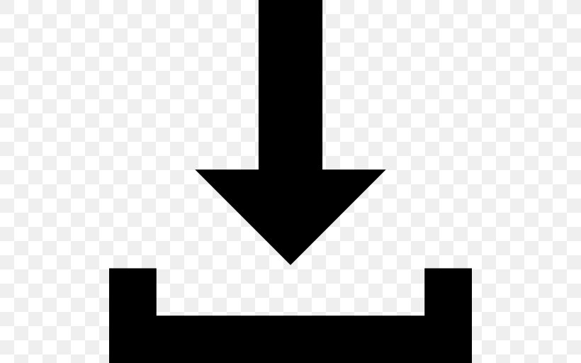 Download Arrow, PNG, 512x512px, Computer Software, Black, Black And White, Brand, Button Download Free