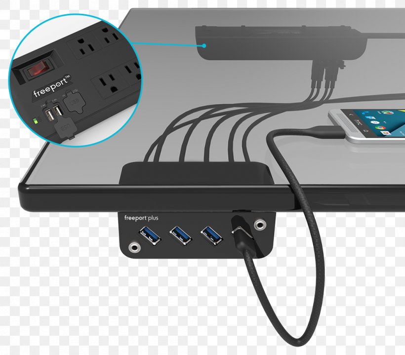 Standing Desk Cable Management Sit-stand Desk Cable Tray, PNG, 1049x920px, Standing Desk, Ac Power Plugs And Sockets, Automotive Exterior, Cable Management, Cable Tray Download Free
