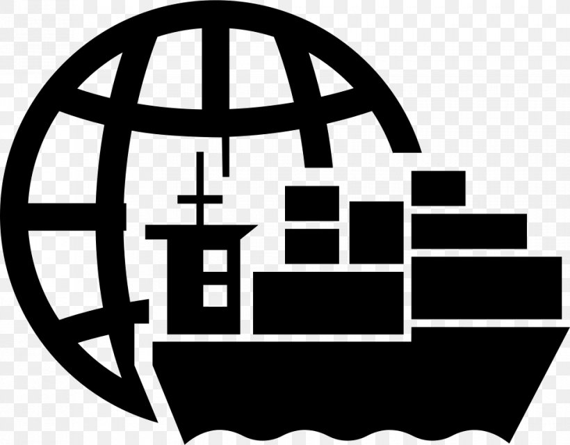 Cargo Ship Intermodal Container, PNG, 980x766px, Cargo Ship, Area, Black And White, Boat, Brand Download Free