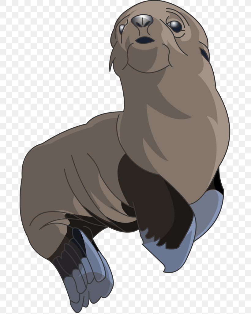 Sea Lion Walrus Dog Earless Seal Cartoon, PNG, 691x1024px, Sea Lion, Animated Cartoon, Animation, Bear, Big Cats Download Free