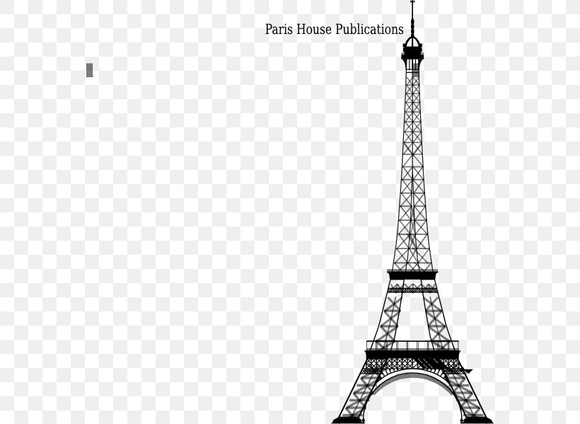 Eiffel Tower Clip Art, PNG, 576x599px, Eiffel Tower, Black And White, Drawing, Line Art, Monochrome Download Free