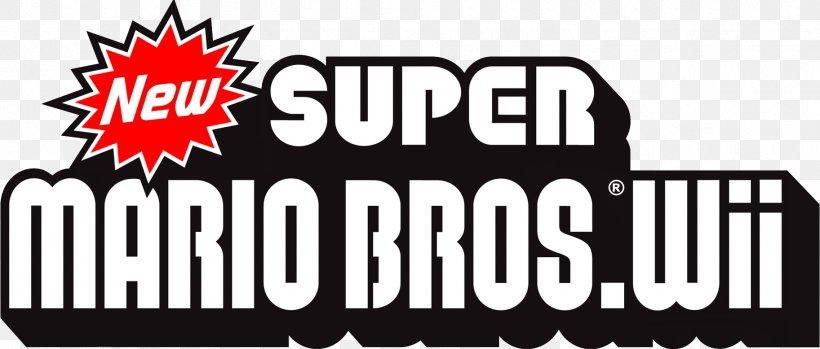 New Super Mario Bros. Wii New Super Mario Bros. U, PNG, 1825x778px, New Super Mario Bros, Brand, Logo, Luigi, Mario Bros Download Free