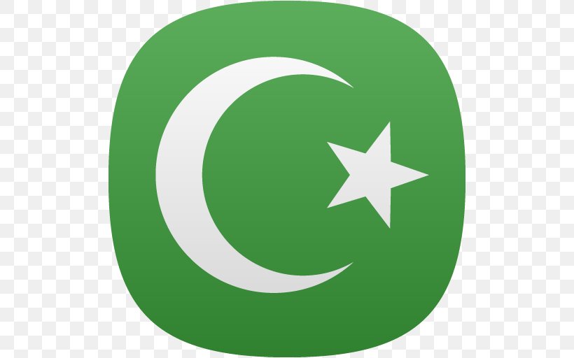 Qur'an Symbols Of Islam Star And Crescent, PNG, 512x512px, Symbols Of Islam, Crescent, Grass, Green, Green In Islam Download Free