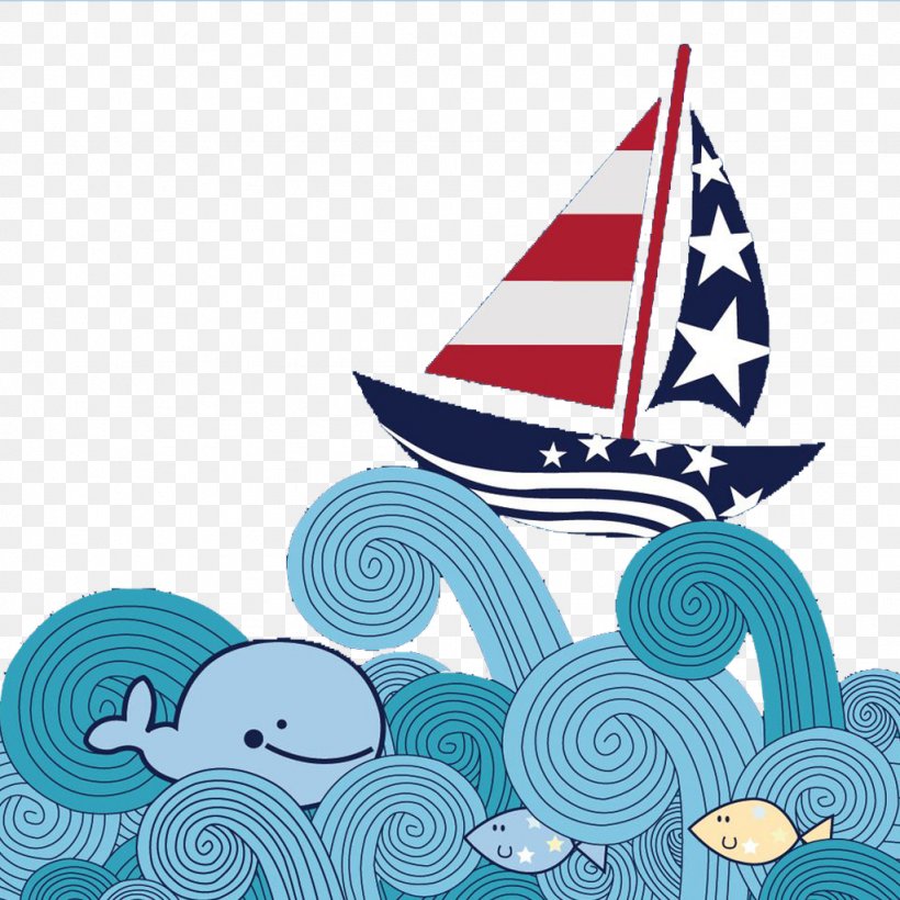 Sailboat, PNG, 1024x1024px, Sailboat, Blue, Boat, Cartoon, Pixel Download Free