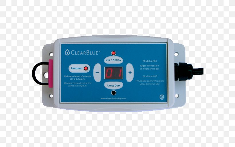 Hot Tub Swimming Pools Air Ioniser Clearblue Ionizer System Garden, PNG, 600x515px, Hot Tub, Air Ioniser, Chlorine, Clearblue, Electronics Accessory Download Free