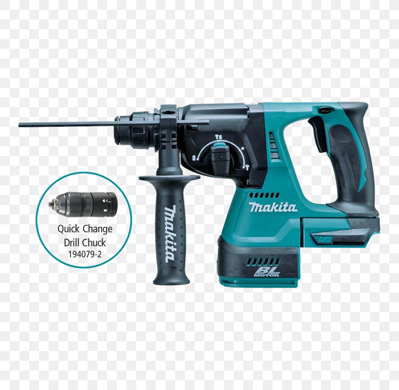 Makita 18v Rotary Hammer Hammer Drill SDS Augers, PNG, 800x800px, Makita 18v Rotary Hammer, Akkubohrschrauber Makita Ddf459z, Augers, Chuck, Cordless Download Free