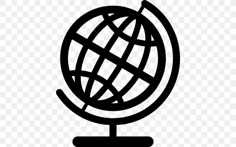 Globe World Map Earth, PNG, 512x512px, Globe, Artwork, Black And White, Earth, Information Download Free