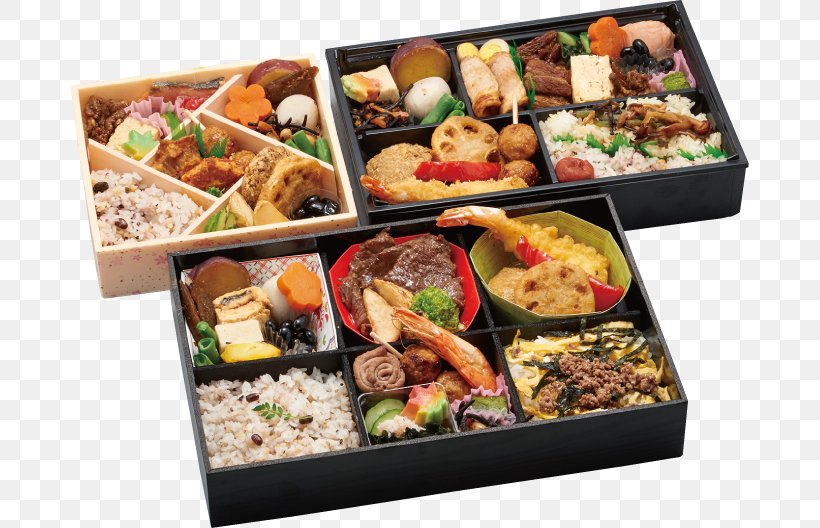Osechi Bento Makunouchi Ekiben Vegetarian Cuisine, PNG, 678x528px, Osechi, Asian Food, Bento, Comfort, Comfort Food Download Free