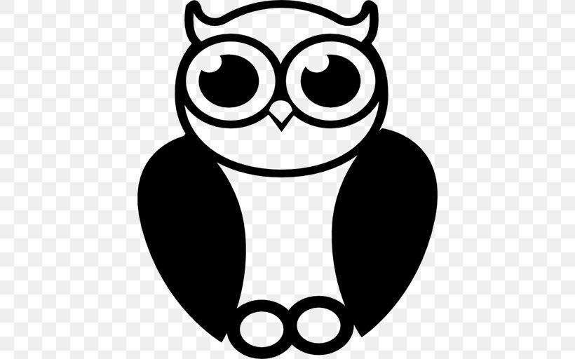Owl Drawing Clip Art, PNG, 512x512px, Owl, Artwork, Beak, Black And White, Drawing Download Free