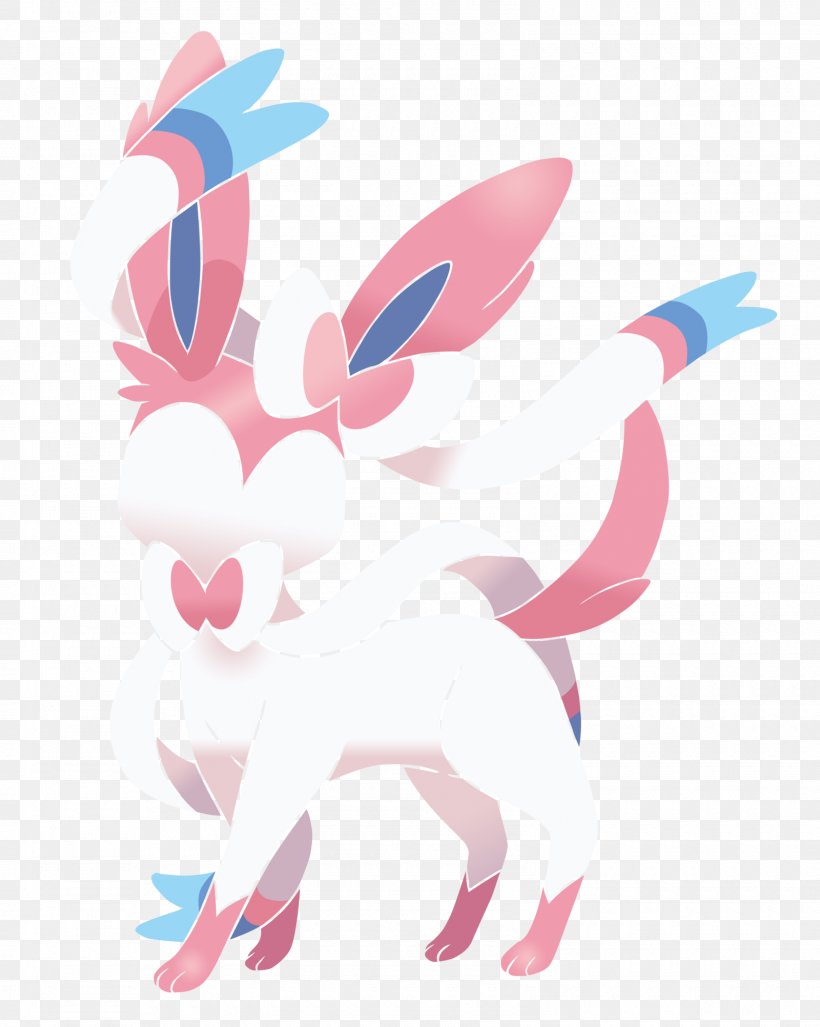 Pokémon X And Y Sylveon Eevee Espeon, PNG, 1600x2005px, Sylveon, Art, Carnivoran, Cute Charm, Easter Bunny Download Free