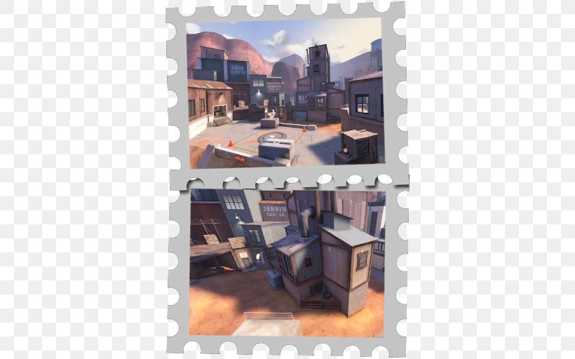 Team Fortress 2 Map Postage Stamps Bloodhound, PNG, 512x512px, Team Fortress 2, Bloodhound, Facade, Furniture, Highdefinition Television Download Free