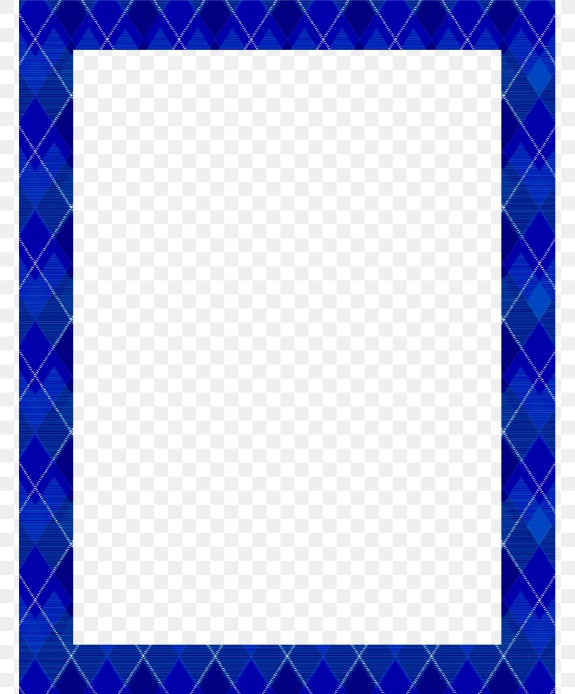 Square Area Blue Pattern, PNG, 765x990px, Blue, Area, Cobalt Blue, Pattern, Picture Frames Download Free